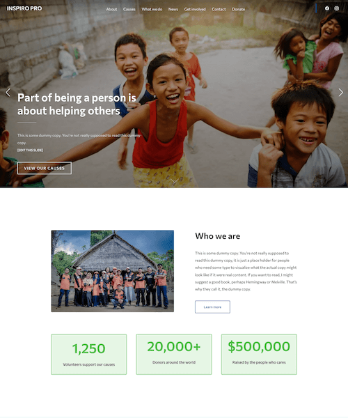 Charity Theme