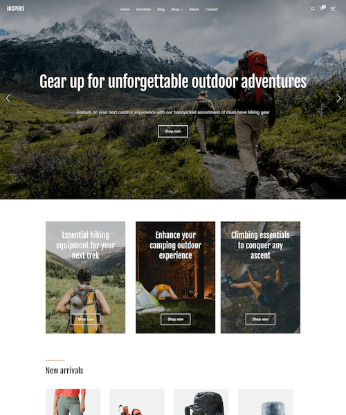 eCommerce WordPress theme